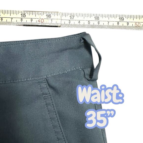 Nike Golf Pants Men 34x32 Dark Gray Tech DRI-FIT Stretch Straight Leg 319685 - Picture 7 of 10